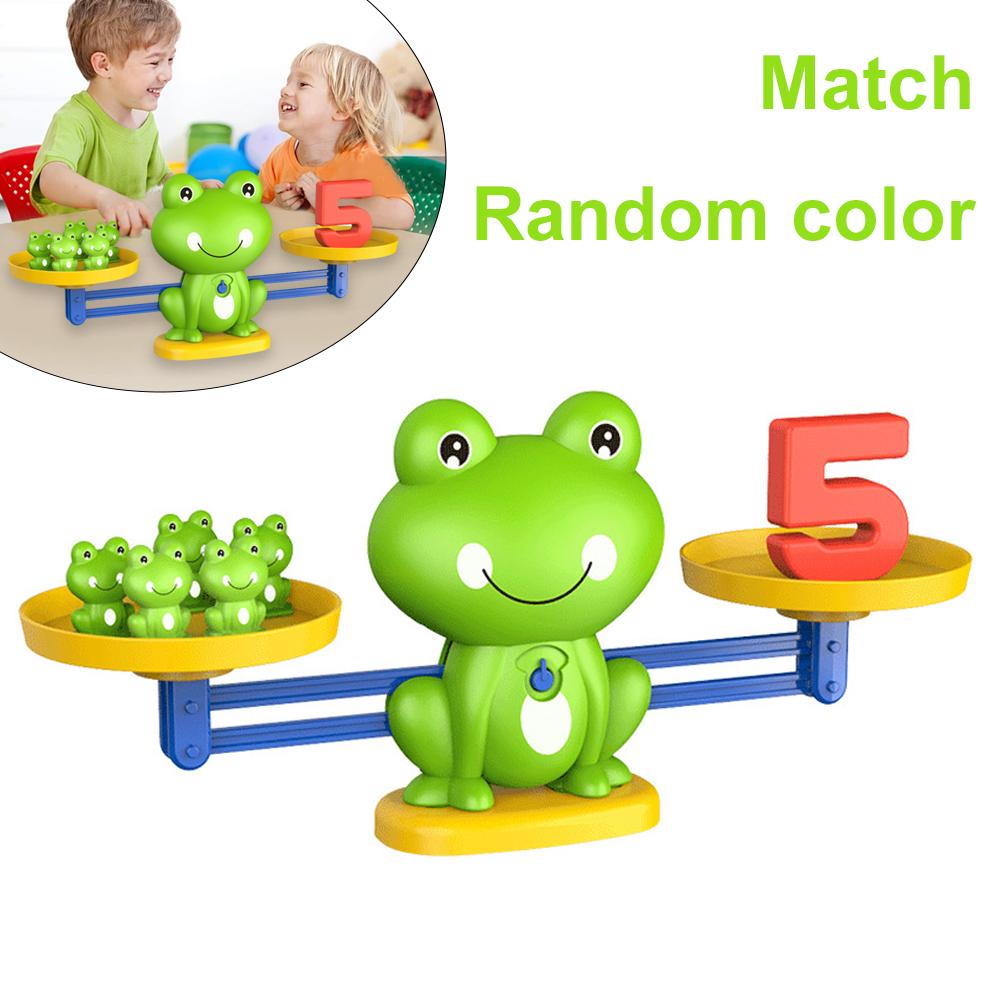 Kids Education Number - Frosch-Balance-Mathematikspiel, Lernspielzeug für Kinder, frühe Förderung,