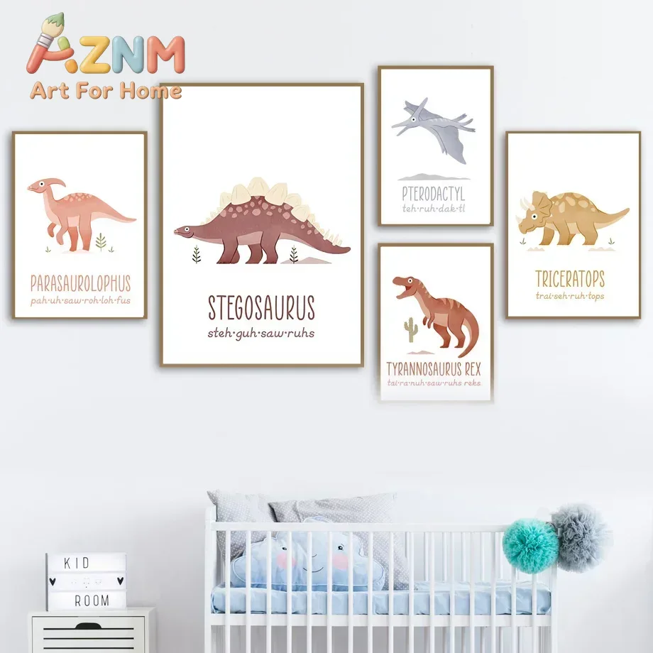 AZNM Niedliche Dinosaurier-Nam – Kids Education Name Bewertung und Preis