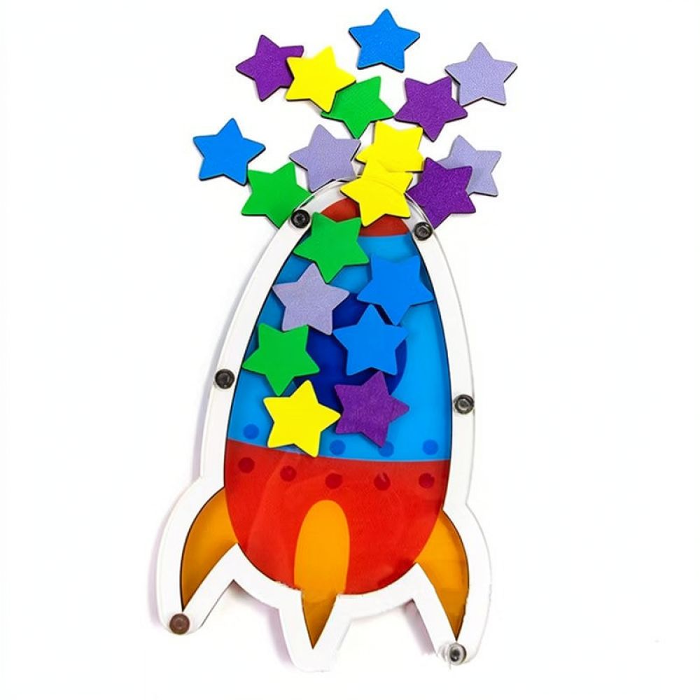 Niedliches Holz-Stern-Belohnun – Kids Education Motivation Bewertung und Preis