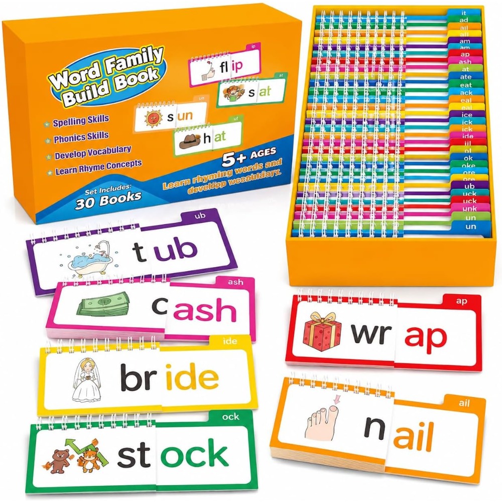 Phonics-Lernkarten, 30 Reim-Le – Kids Education Rhymes Bewertung und Preis
