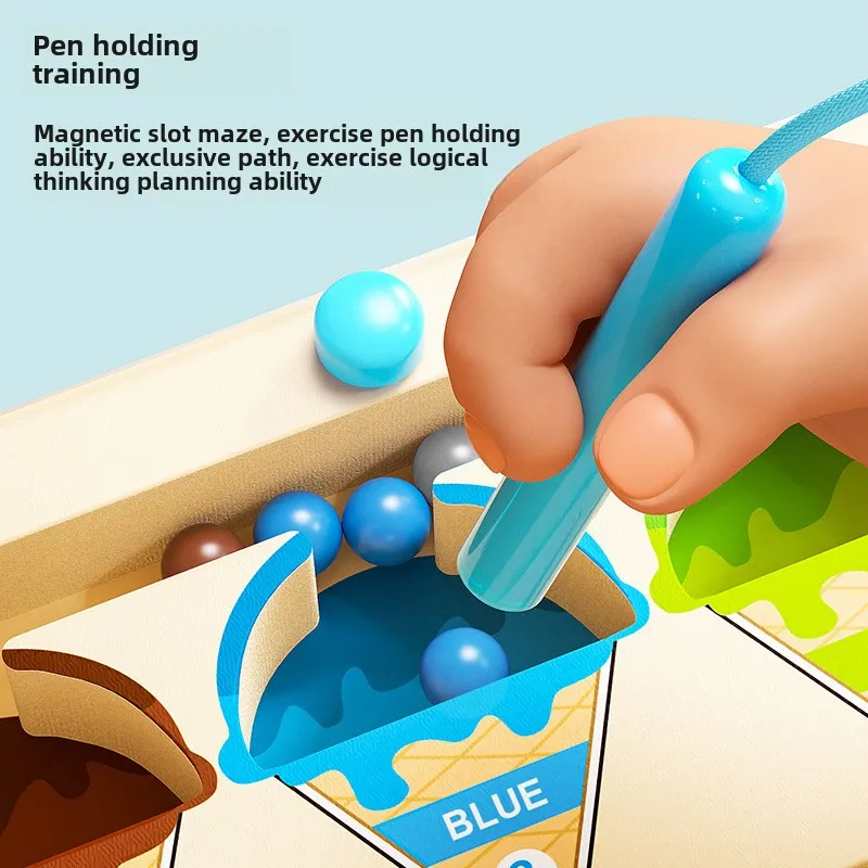 Eiscreme Magnetisches Farb- un – Kids Education Number Bewertung und Preis